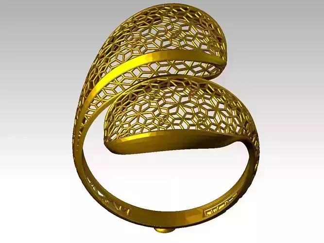 BEAUTIFUL LIGHT WEIGHT RING READY TO PRINT