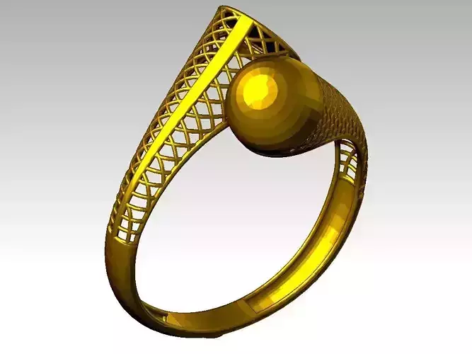 BEAUTIFUL LIGHT WEIGHT RING READY TO PRINT