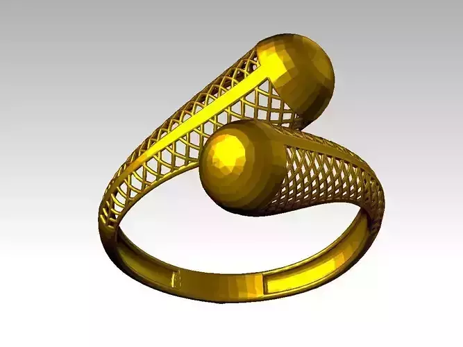 BEAUTIFUL LIGHT WEIGHT RING READY TO PRINT