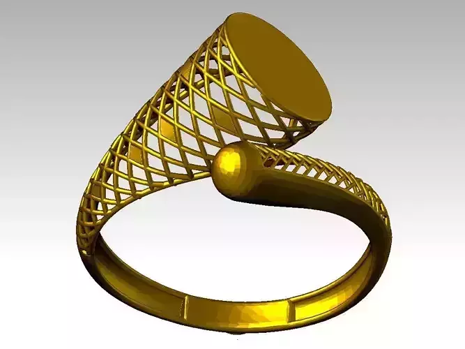 BEAUTIFUL LIGHT WEIGHT RING READY TO PRINT