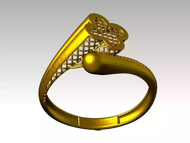 BEAUTIFUL LIGHT WEIGHT RING READY TO PRINT
