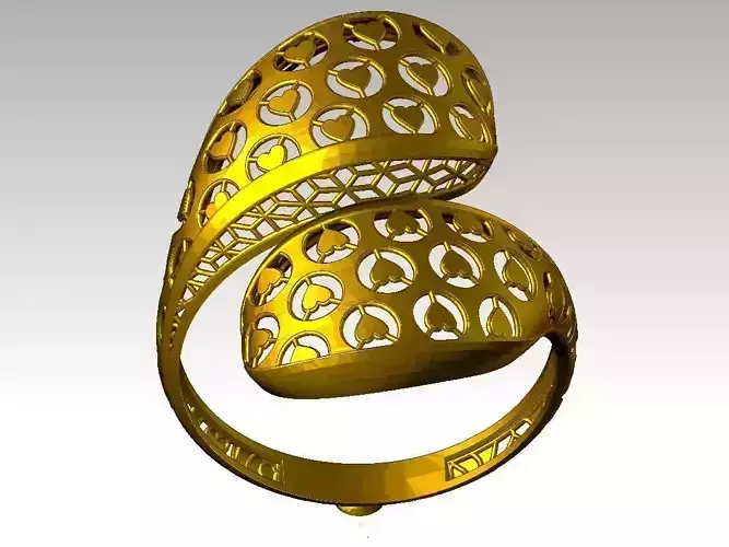 BEAUTIFUL LIGHT WEIGHT RING READY TO PRINT