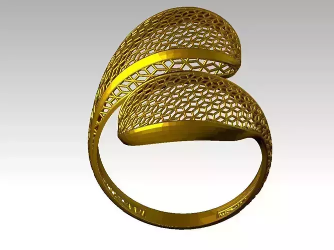 BEAUTIFUL LIGHT WEIGHT RING READY TO PRINT