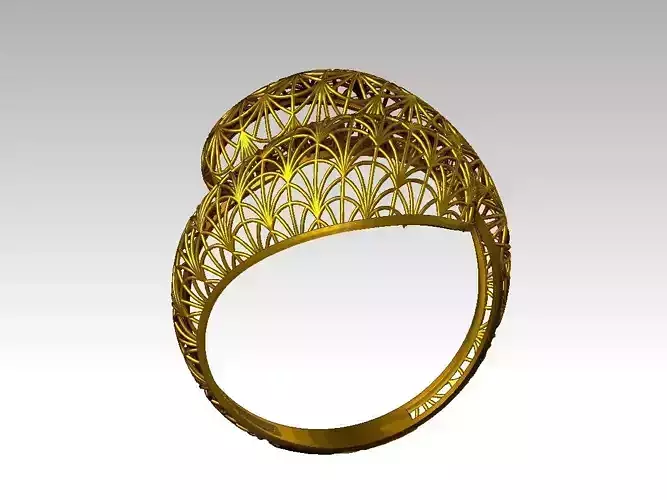BEAUTIFUL LIGHT WEIGHT RING READY TO PRINT