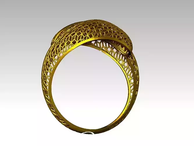 BEAUTIFUL LIGHT WEIGHT RING READY TO PRINT