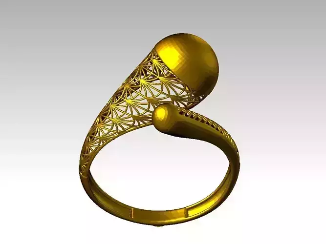 BEAUTIFUL LIGHT WEIGHT RING READY TO PRINT