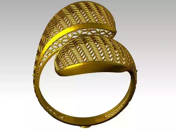 BEAUTIFUL LIGHT WEIGHT RING READY TO PRINT