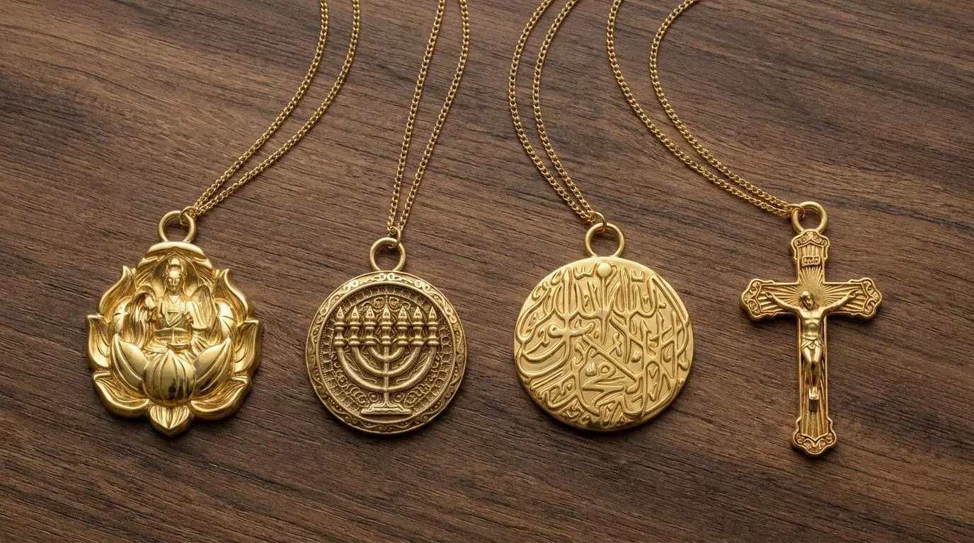 Interfaith Symbol Pendant Pack 1 3D print model