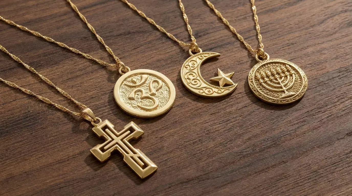 Interfaith Symbol Pendant Pack 3D print model