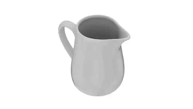 Milk Jug 3D Model Low-poly 3D model 3