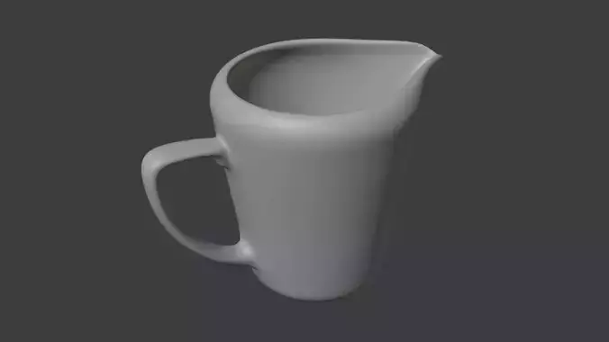 Milk Jug 3D Model Combo Low-poly 3D model 4
