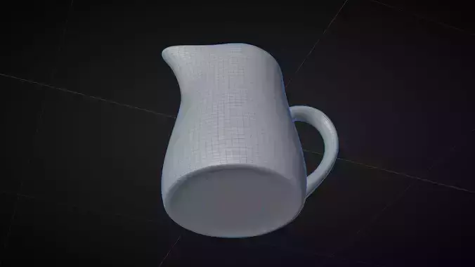 Milk Jug 3D Model Combo Low-poly 3D model 5