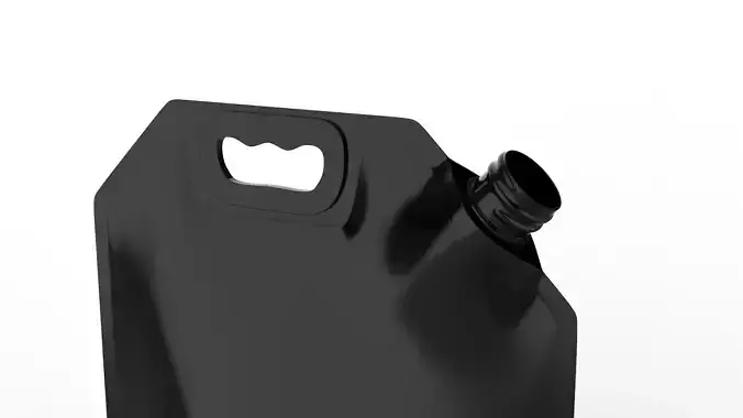 Stand-Up Spout Pouch Packaging 3D model 4