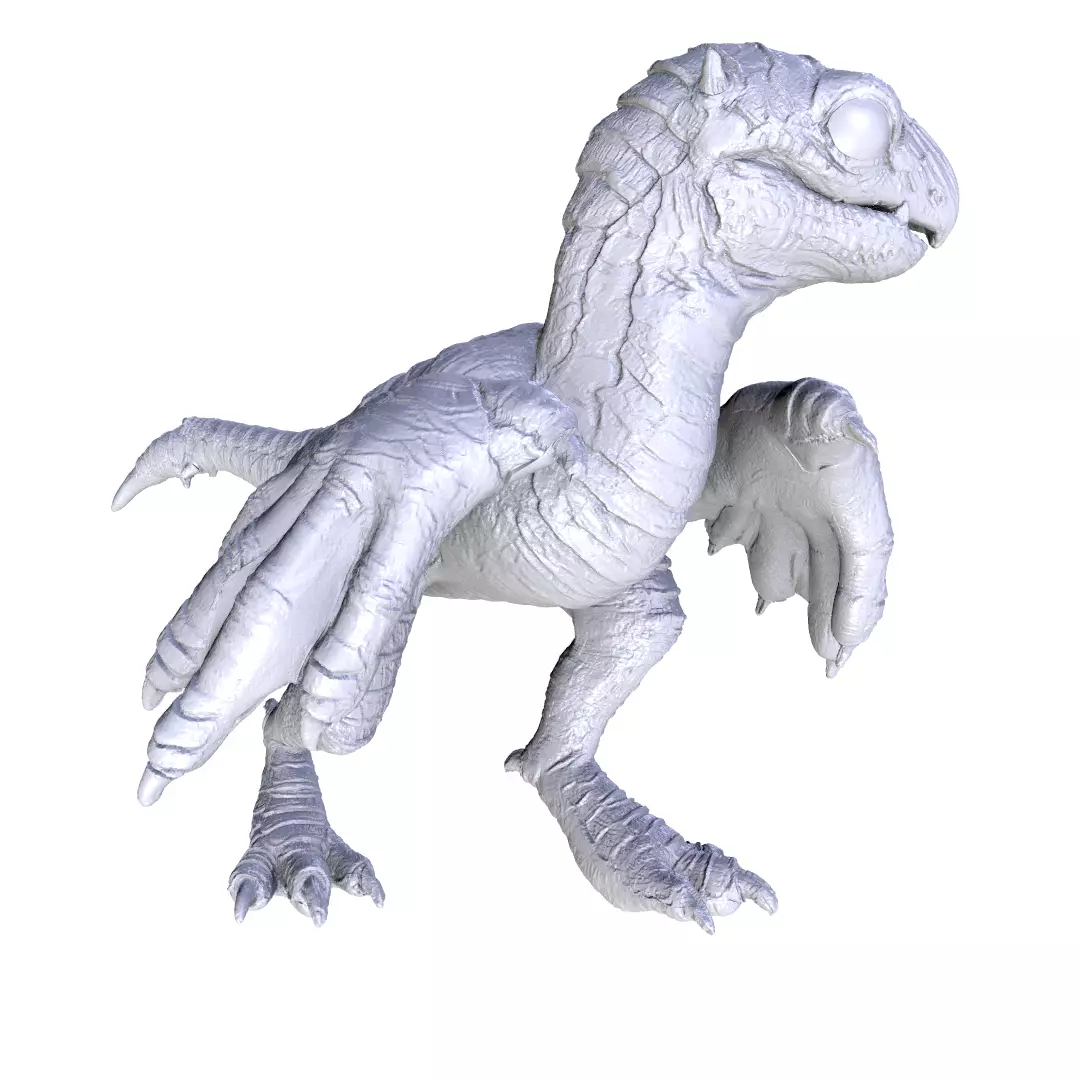 Baby dragon 3dprint 3D print model