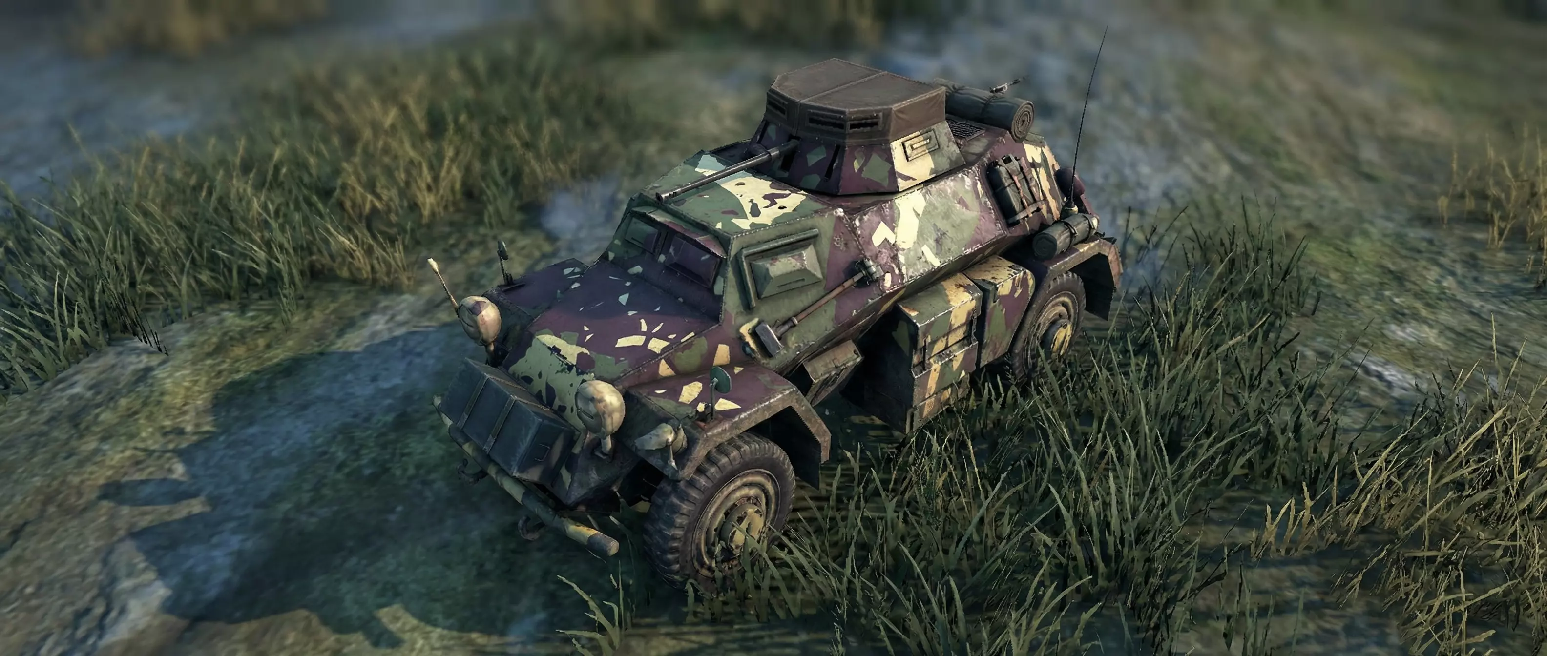 German Sd Kfz 222 Free 3D model