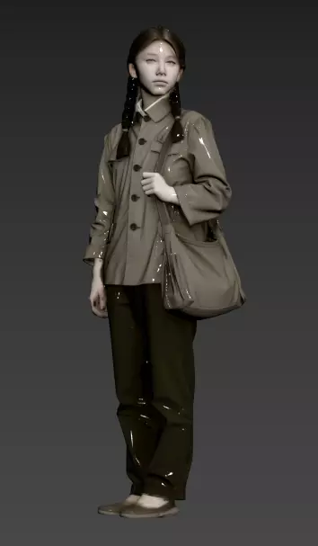 8 Chinese style - educated youth who went to the countryside 3D model