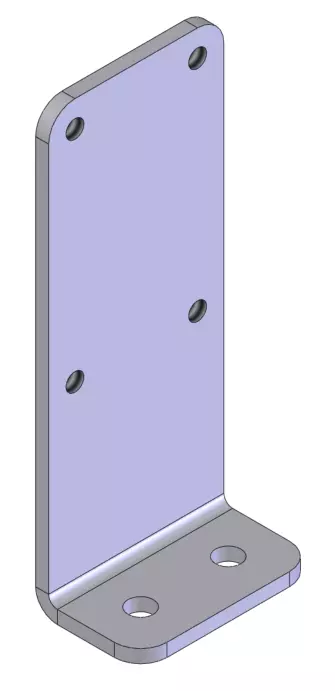 Universal Photo Sensor Bracket - L Type M2-5 3D model 3D model