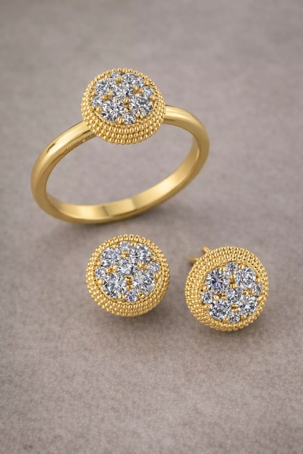 Ring and earrings Model 8283 3D print model