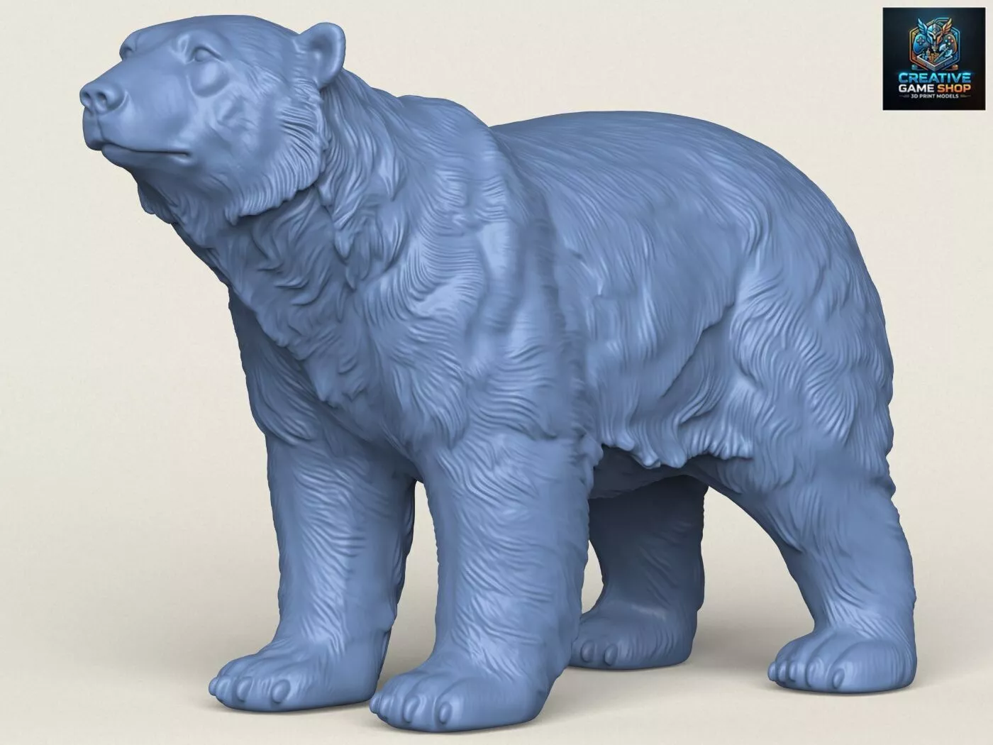 Polar Bear 3D print model