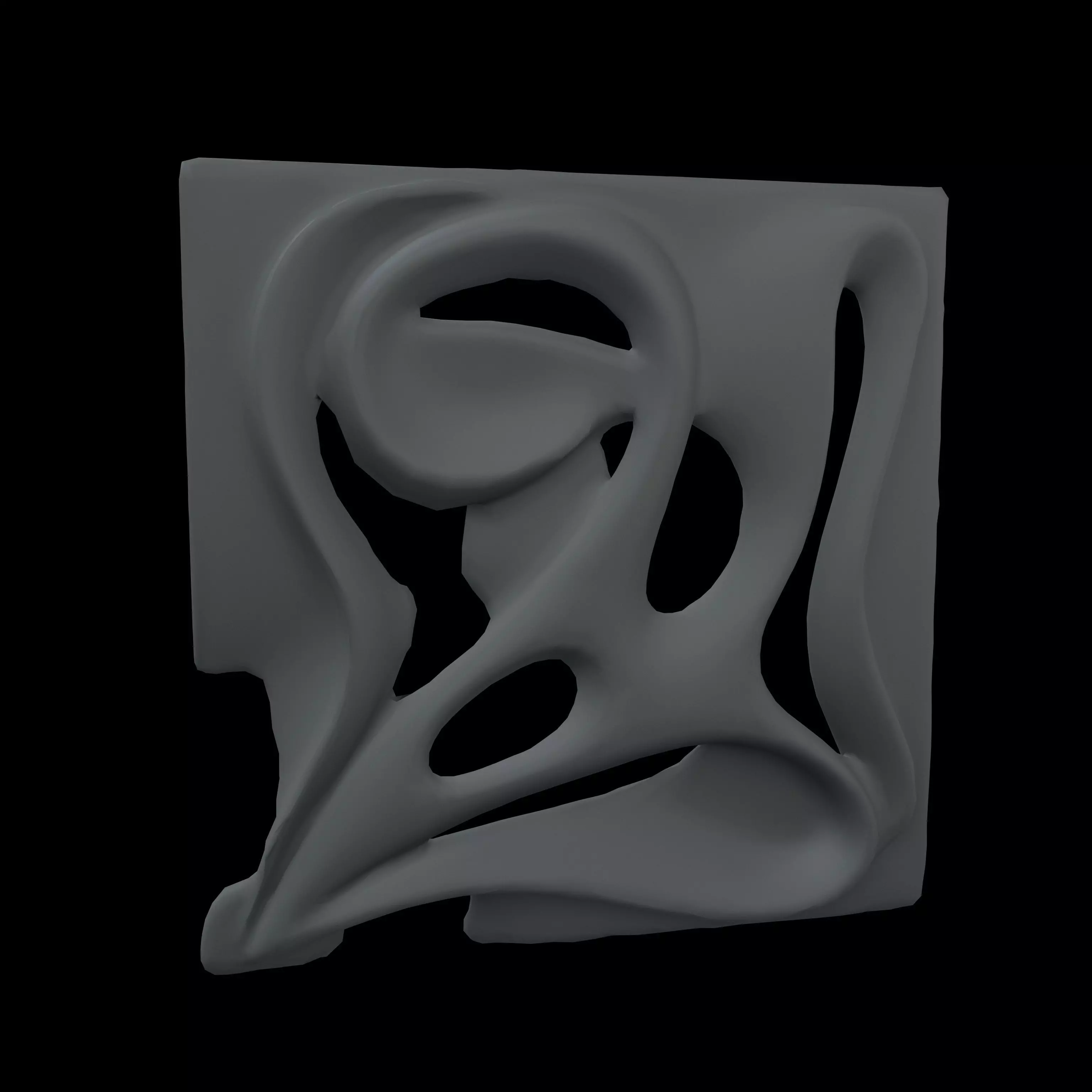 Artistic Design Wall Tiles v1 001 Low-poly 3D model