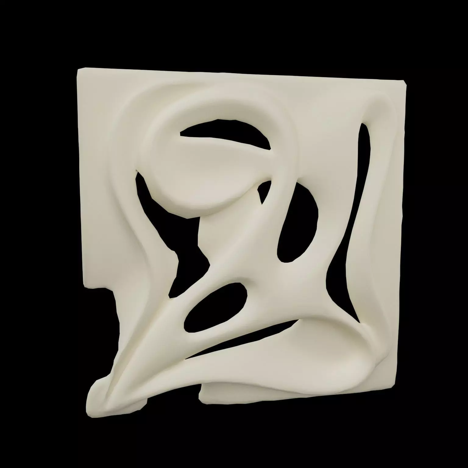 Artistic Design Wall Tiles v1 002 Low-poly 3D model