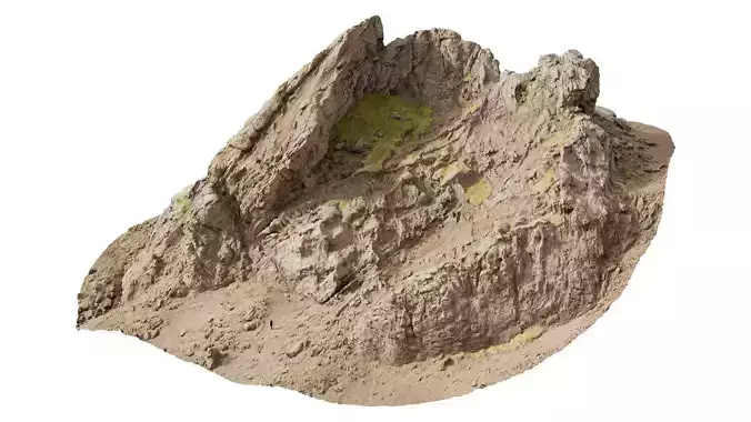 Cliff Mountain Peak Scan