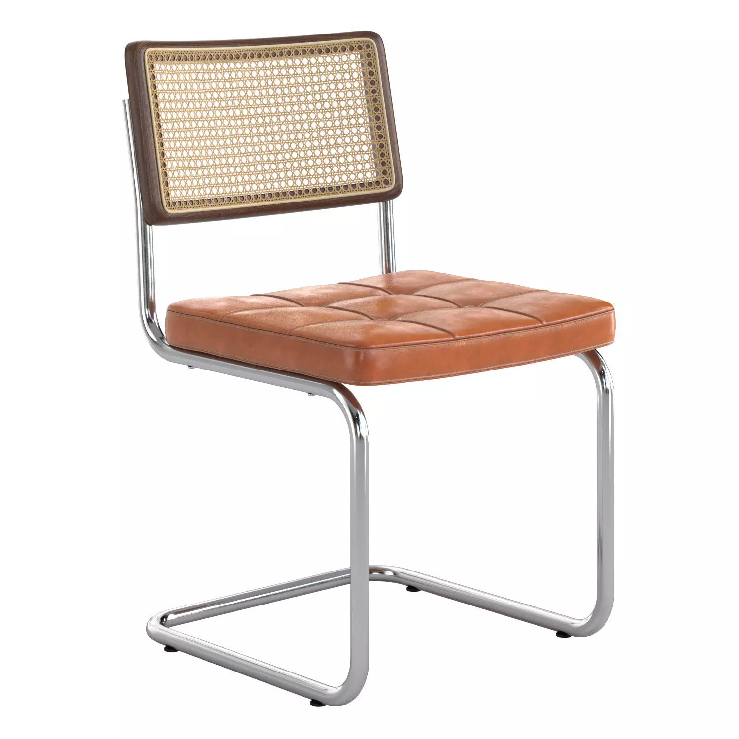 Thonet S32 SPV chair leather 3D model