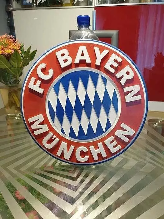 Wandlogo FC Bayern Muenchen 3D print model