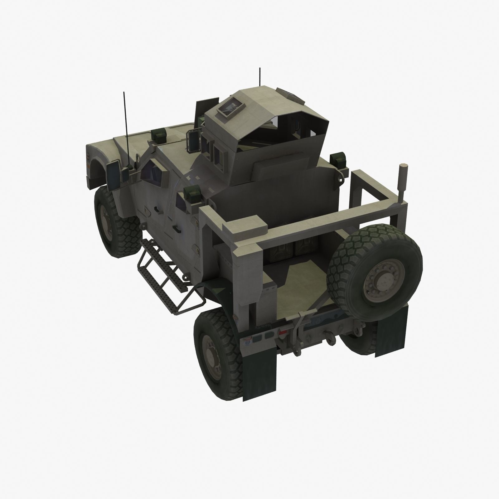 MRAP Truck 3D model_2