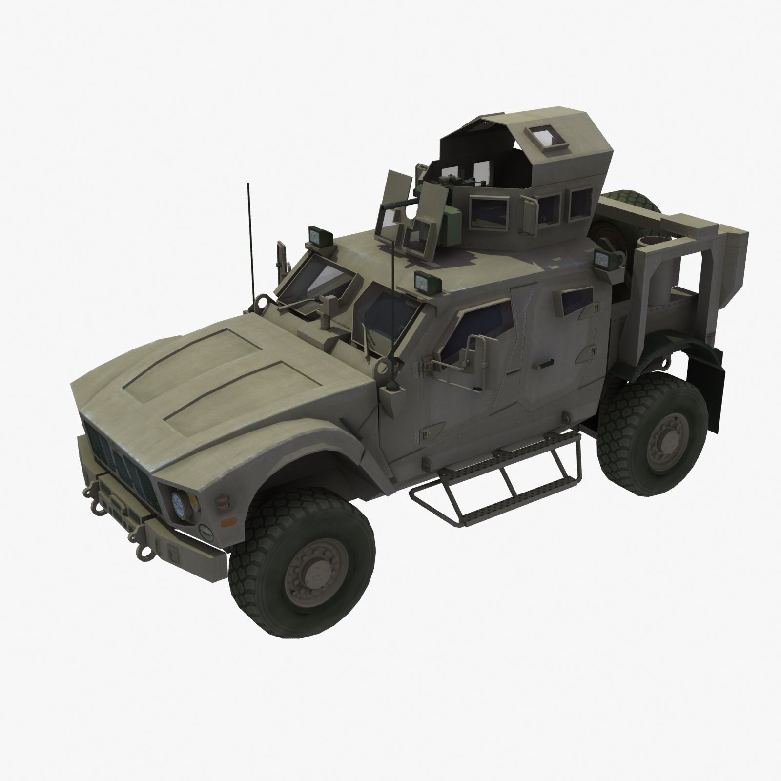 MRAP Truck 3D model_4
