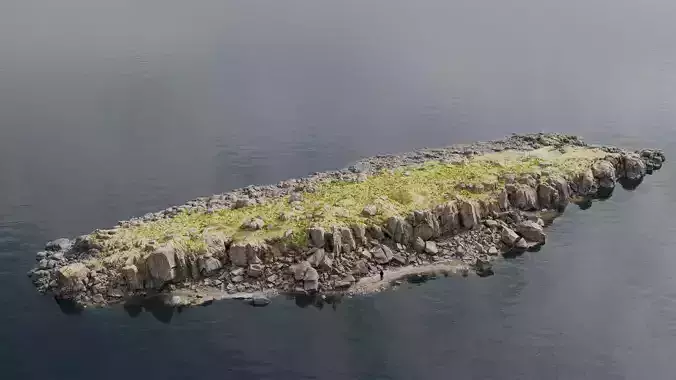 Coastline Rocks Island