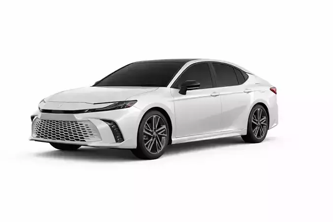 Toyota Camry 2026 Low Poly Modern Sedan Optimized 3D Model