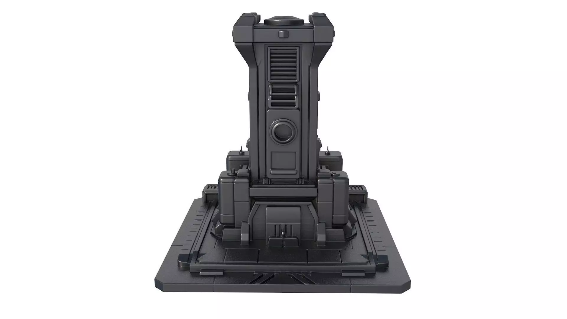 Sci Fi Energy Tower - Energy Tower 3D print model