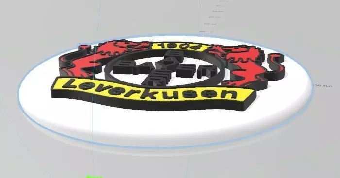 Wandlogo 30 cm Bayer Leverkusen 3D print model
