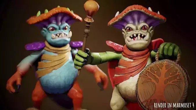 Stylized Fantasy Mushroom 2