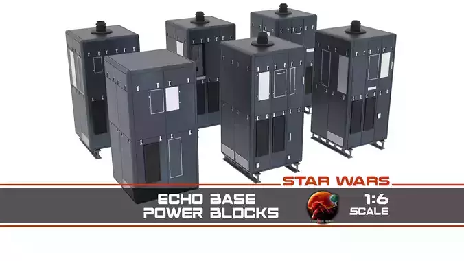 Echo Base Power Blocks 1-6 scale Hottoys