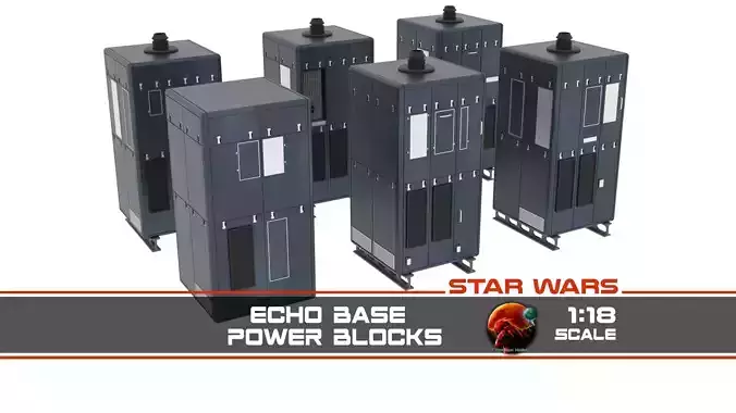 Echo Base Power Blocks 1-18 scale Hasbro Kenner