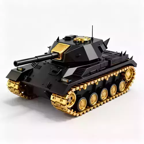 The Midnight Monarch Heavy Stealth Tank 3D Model