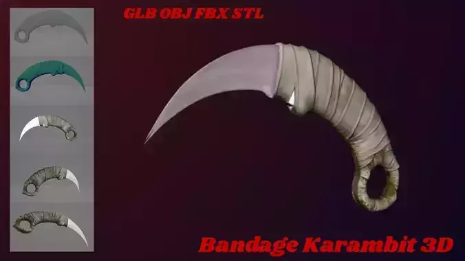 Bandage Karambit  - High Poly