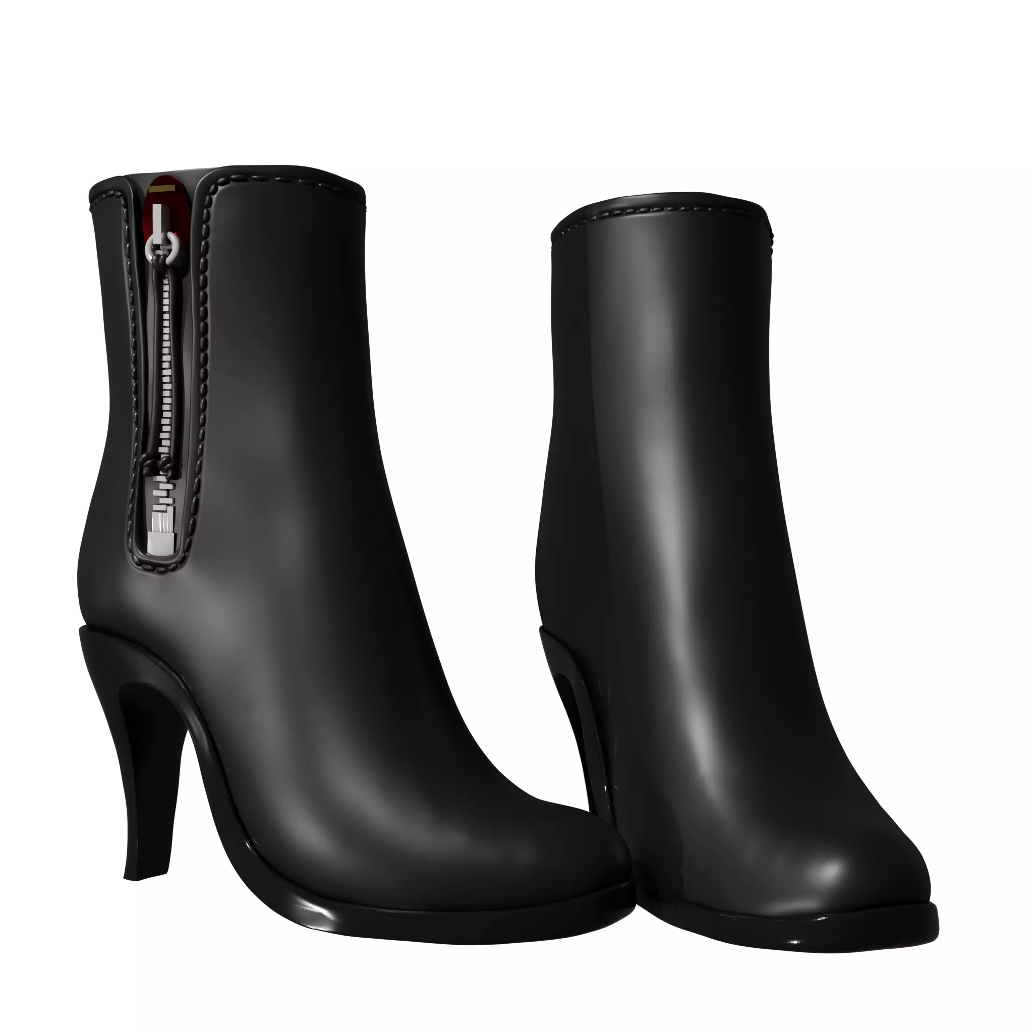 Free Scale Female Short Boots 3D print model