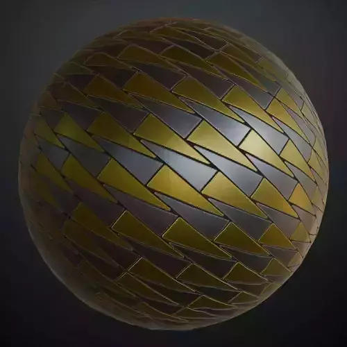 Powered Metal Design PBR Seamless Texture