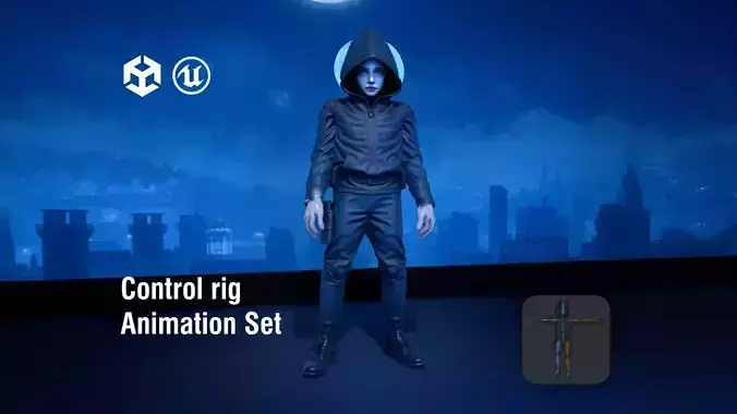 Child Assassin in Stealth Outfit