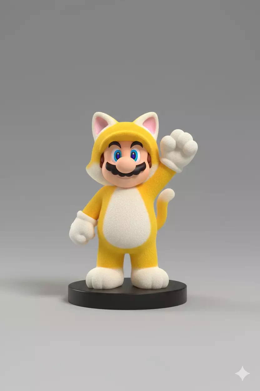 Super mario cat 3d world 3D print model