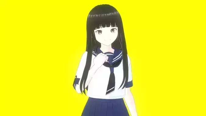 Anime - Schoool Girl Hitomi