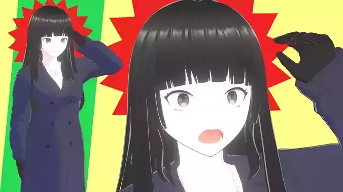 Anime - Cute Female Detective Hitomi