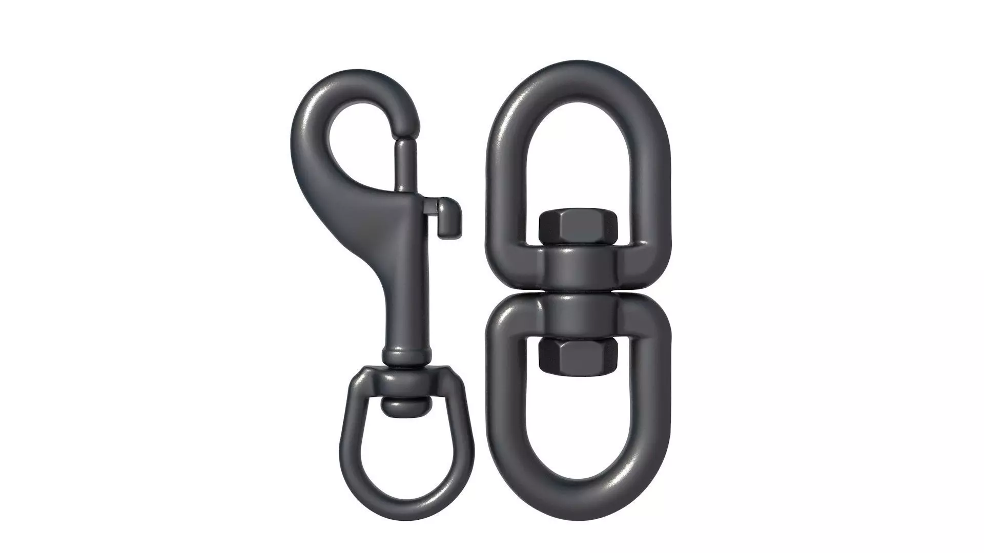 Locking Hook - Detachable Swivel Hooks Snap Hook 3D print model