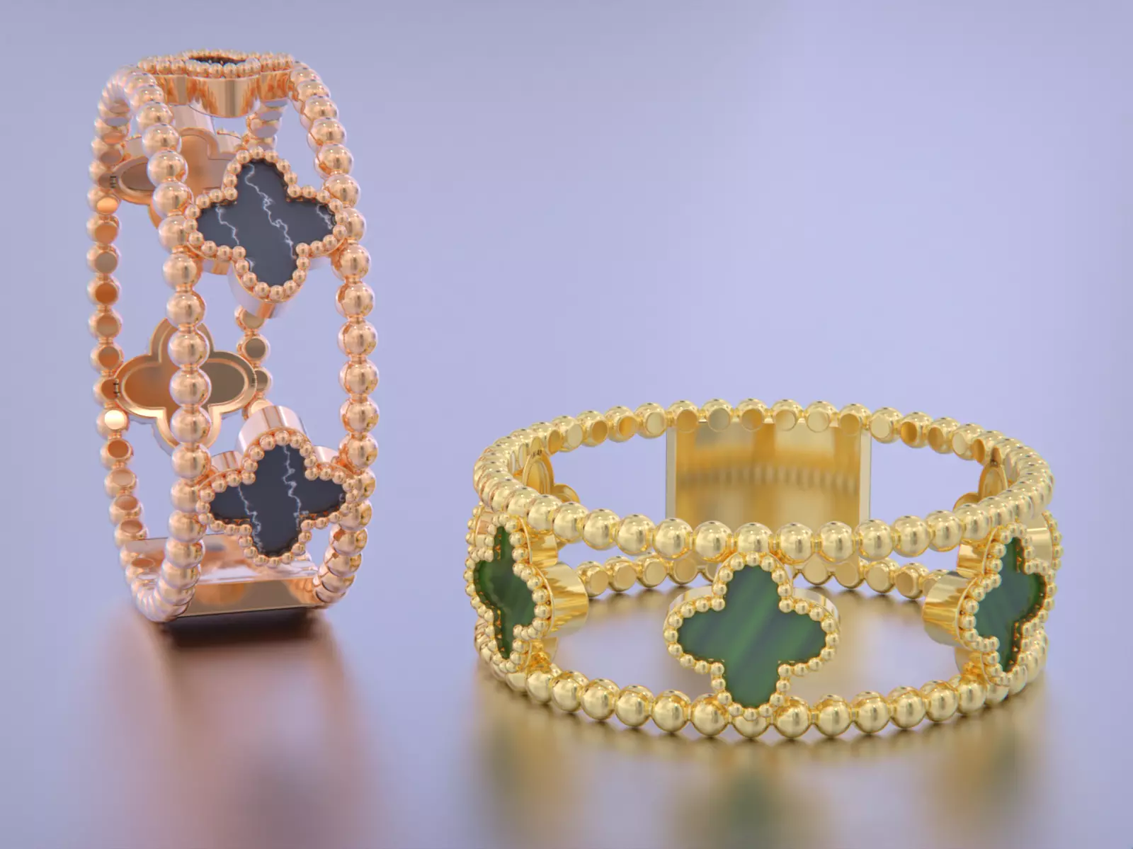 van cleef ring 3D print model