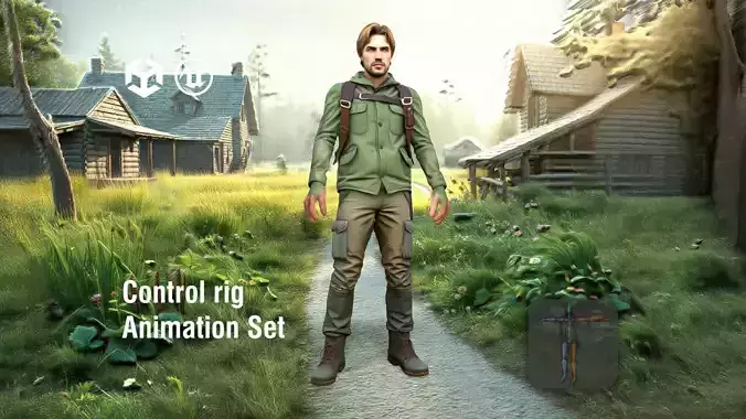Herbalist Survivor in Muted Green Attire