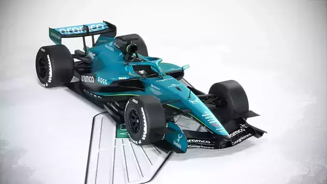 F1 Aston Martin AMR26 2026 3D model 7