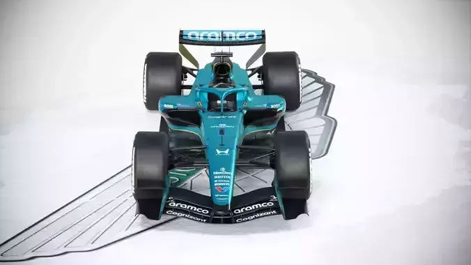 F1 Aston Martin AMR26 2026 3D model 6